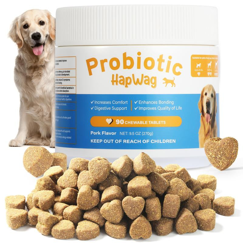 HAPWAG digestive health supplements for dogs 90 count